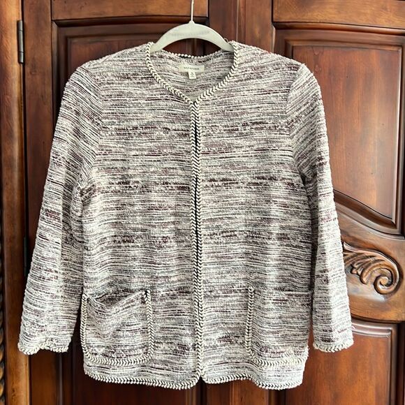 Max Studio tweed lightweight jacket- size M - Picture 2 of 9
